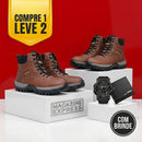 (PAGUE 1 LEVE 2 - PROMOÇÃO EXCLUSIVA) Bota Tratorada MaxGrip Titanium™ + KIT TÁTICO DE BRINDE