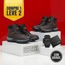 (PAGUE 1 LEVE 2 - PROMOÇÃO EXCLUSIVA) Bota Tratorada MaxGrip Titanium™ + KIT TÁTICO DE BRINDE